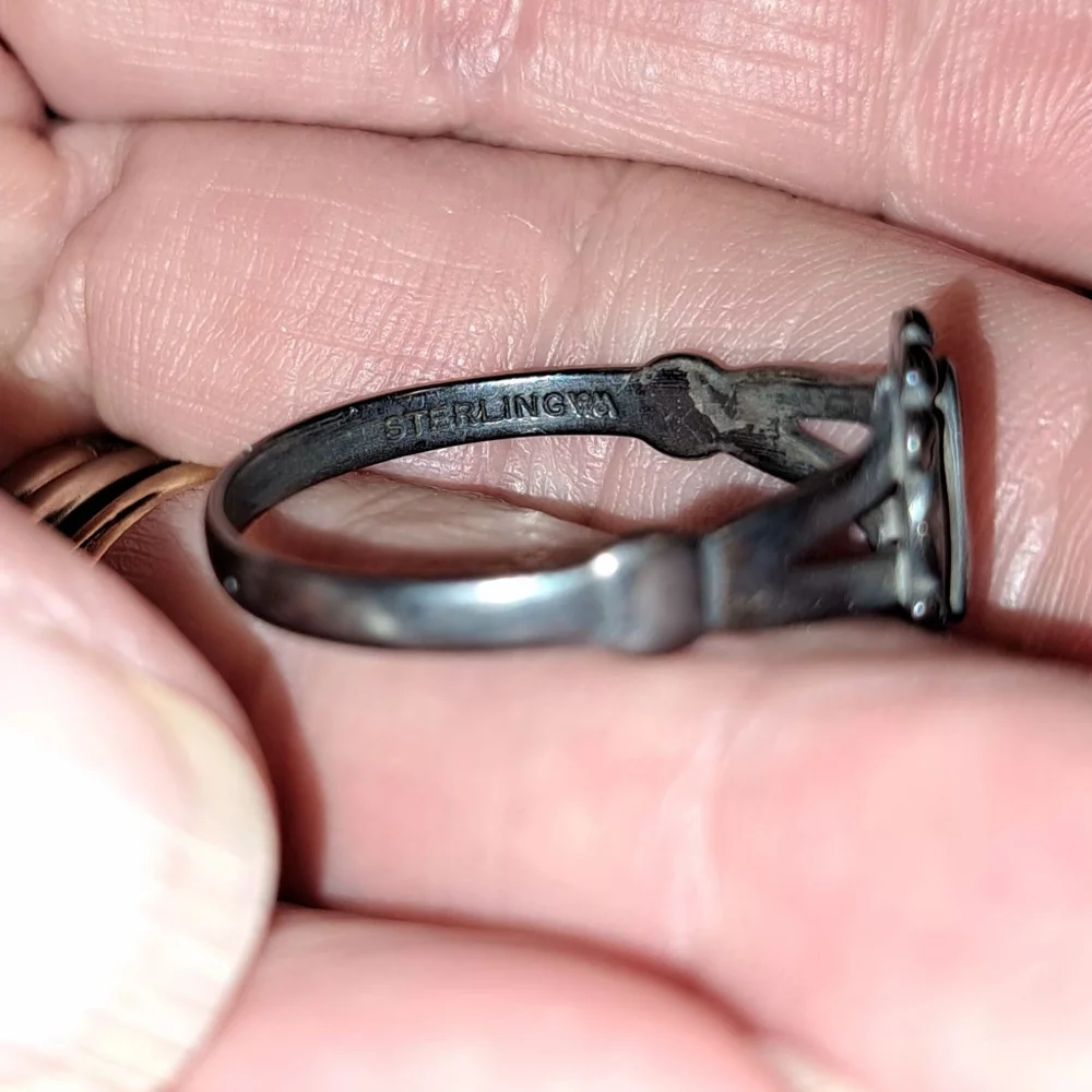 SS Turquoise Ring - Picture 4 of 4